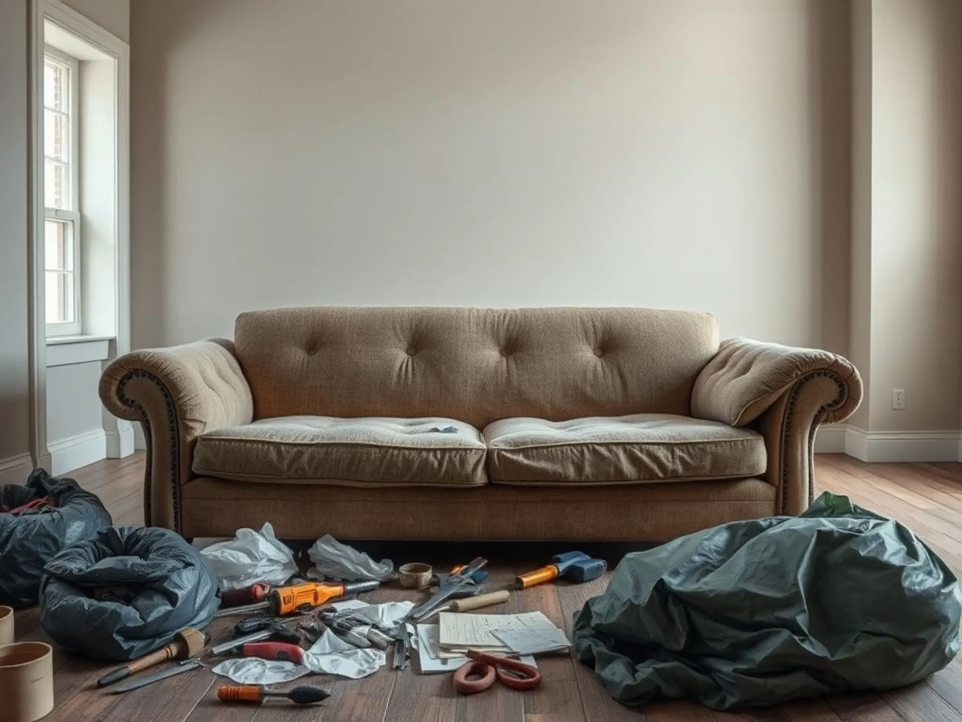 Старый диван: идеи для преображения и повторного использования