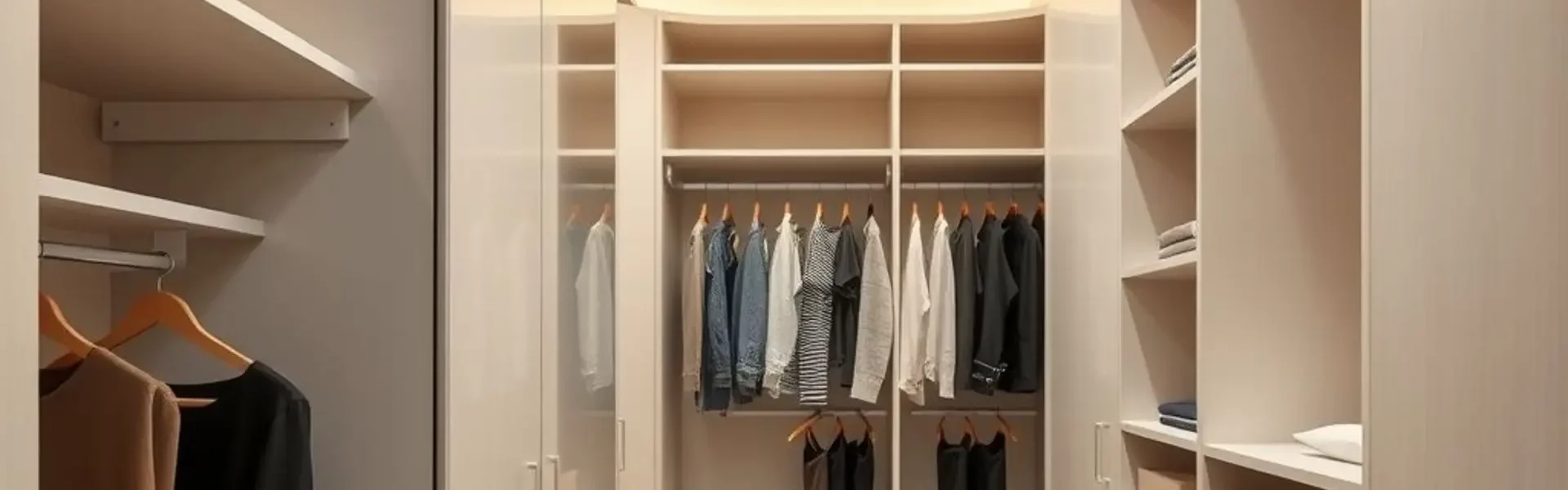 Маленькая гардеробная: идеи обустройства и полезные советы для компактного пространства