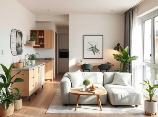 Создаем многофункциональное пространство в малогабаритной квартире: дизайн и лайфхаки