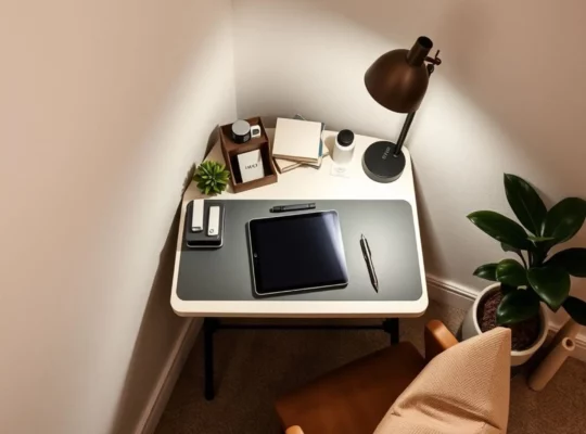 Обустраиваем домашний офис: эргономичное рабочее место для планшета